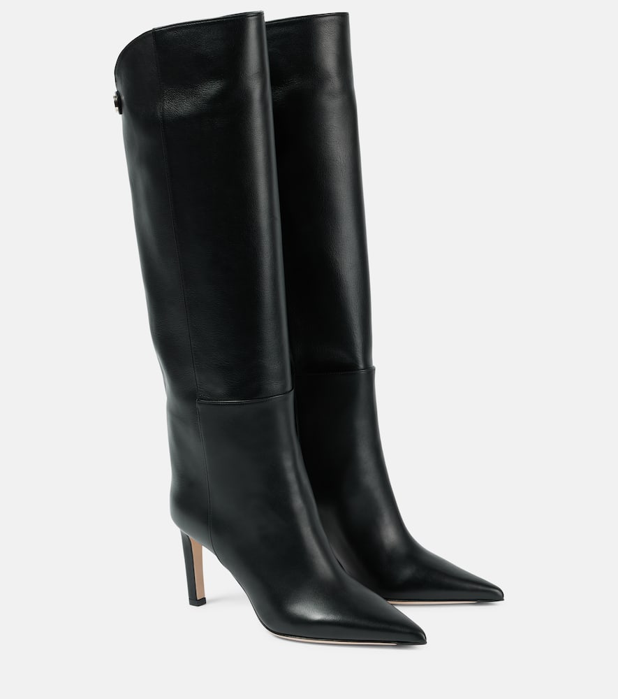 Alizze 85 leather knee-high boots
