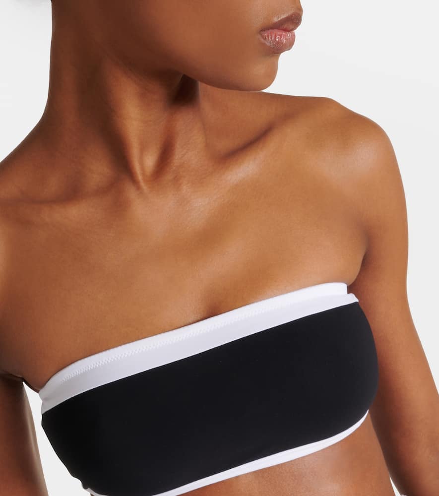 Shop Alexandra Miro Whitney Bandeau Bikini Top In Black