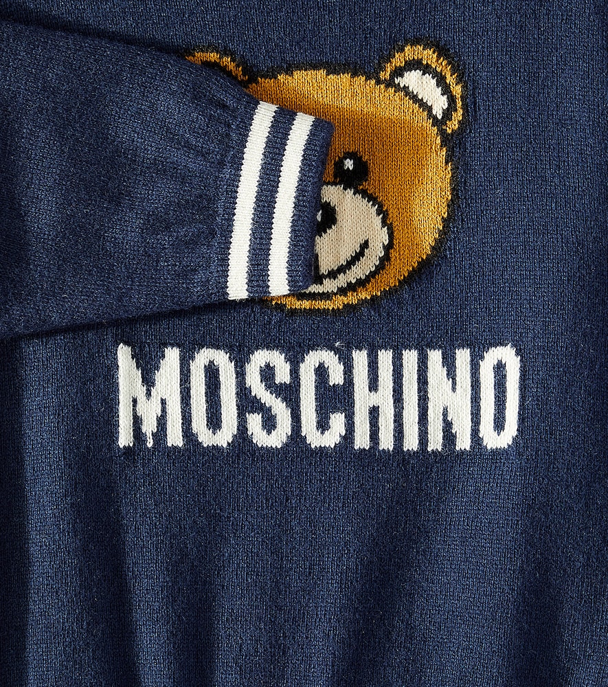  Moschino Kids Moschino Kids Baby Pullover Teddy Bear Aus Baumwolle Und Wolle 