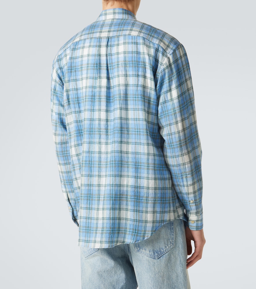  Auralee Auralee Airy Checked Wool Shirt 