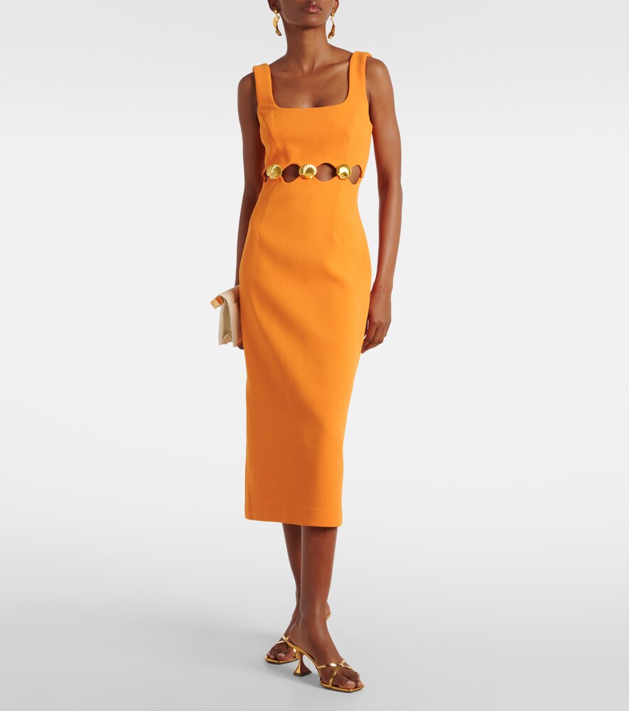  Rebecca Vallance Rebecca Vallance Verziertes Midikleid Sirene 