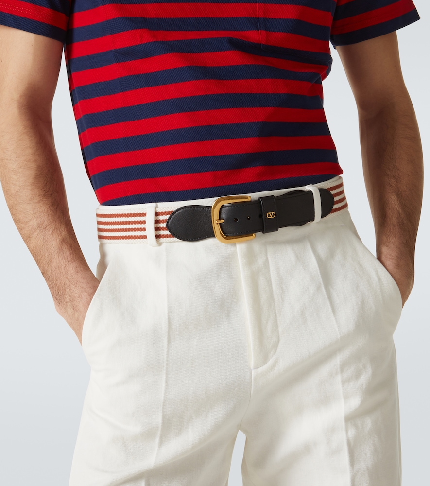  Valentino Garavani Valentino Garavani Striped Belt 
