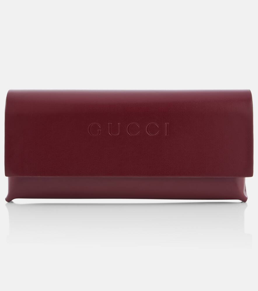 Gucci Double G Cat-eye Sunglasses In Black