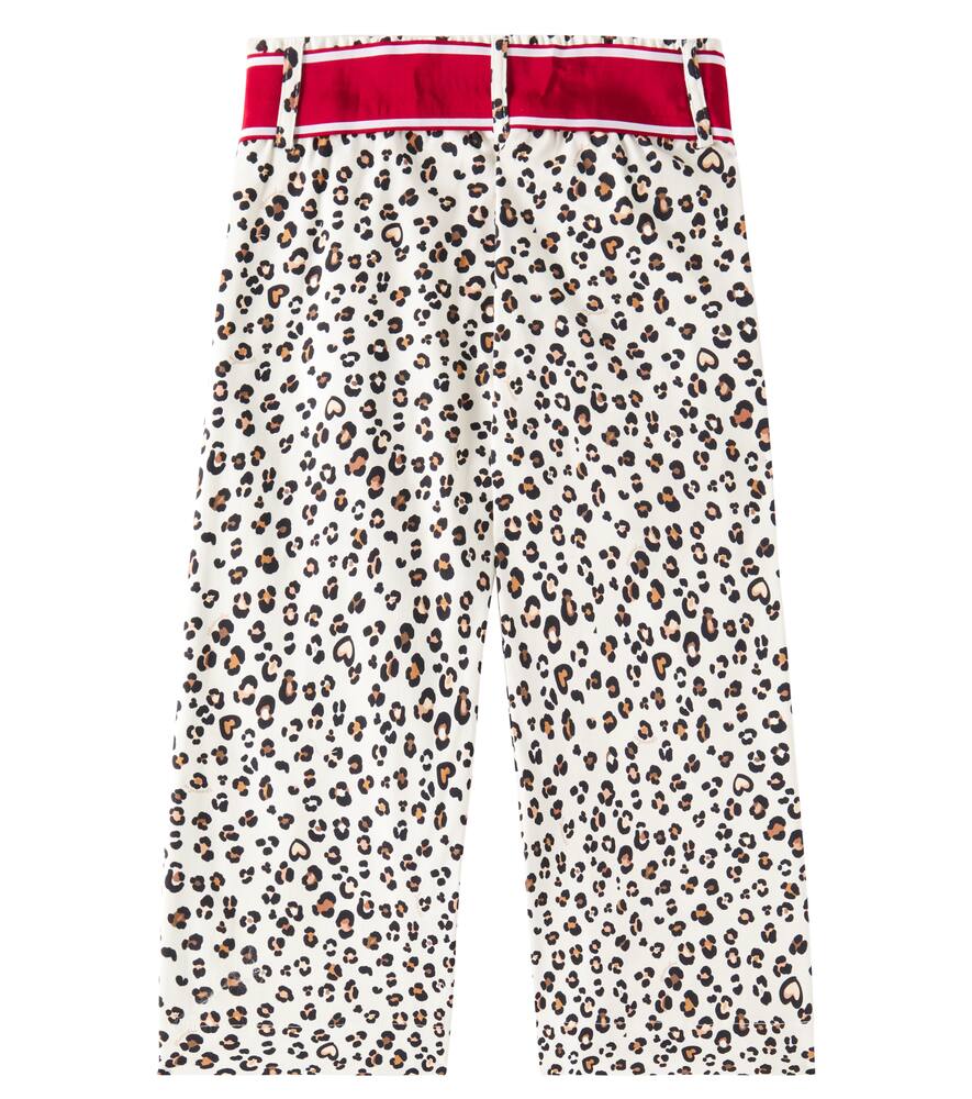 Monnalisa Leopard-print Trousers In Maculato