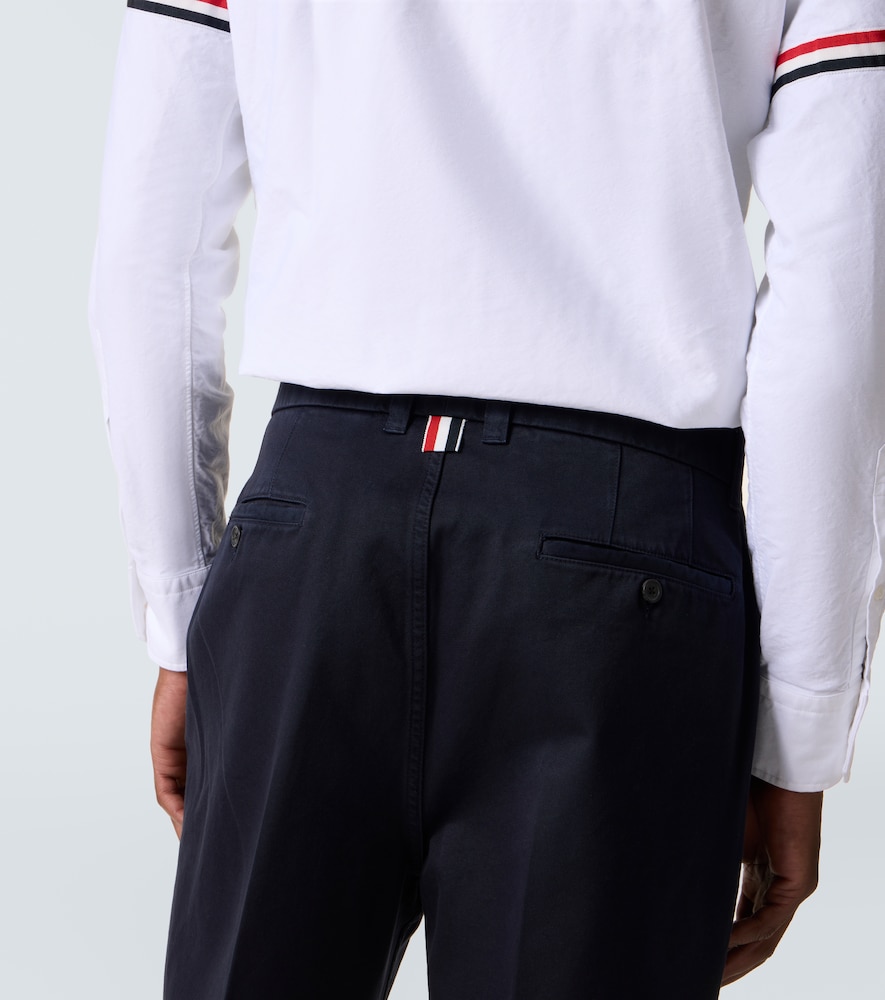  Thom Browne Thom Browne Gerade Hose Aus Baumwoll-twill 