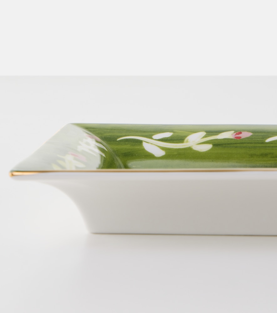  Bitossi Bitossi Fiori Bianchi Porcelain Tray 