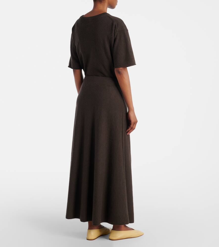 Lisa Yang Torie Knitted Cashmere Maxi Skirt