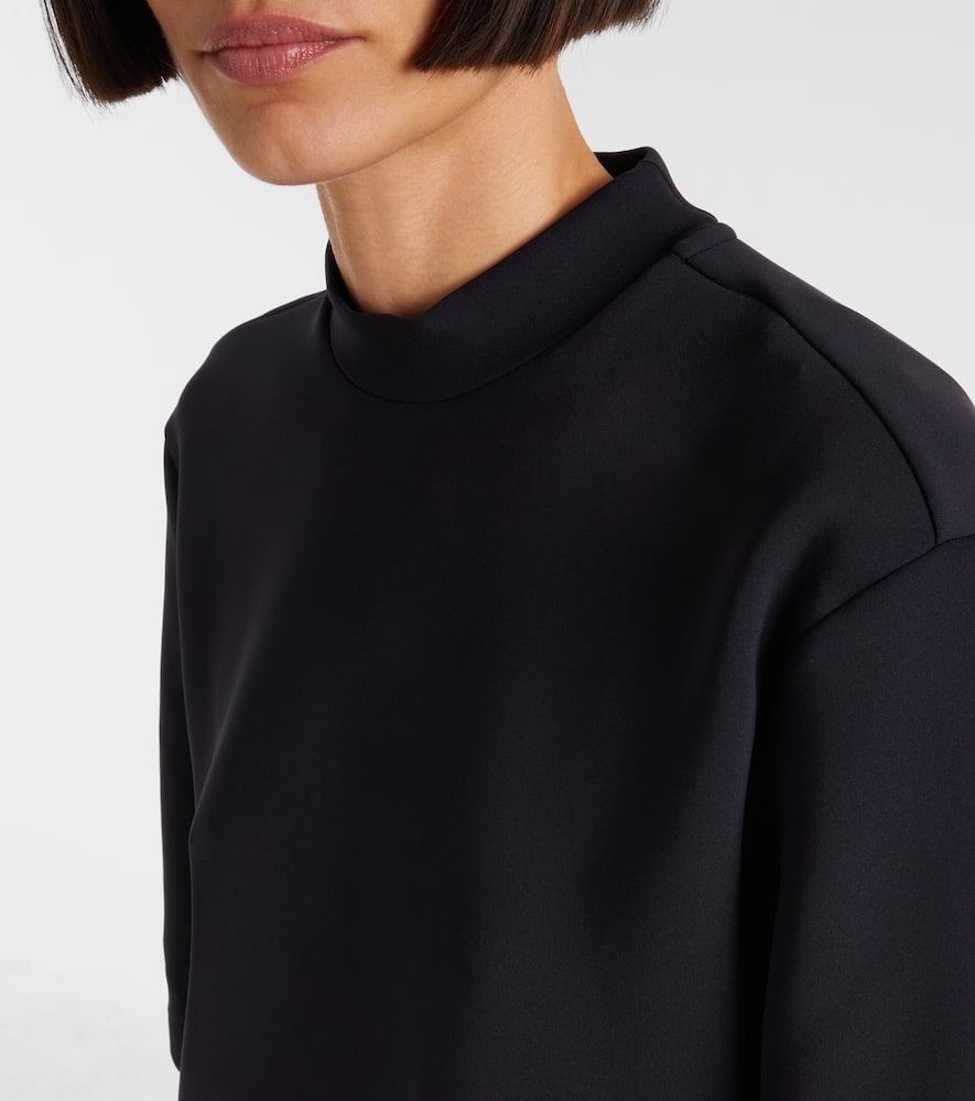 Moncler Genius Black Moncler X Ee72 By Edward Enninful Neoprene T-shirt In Black