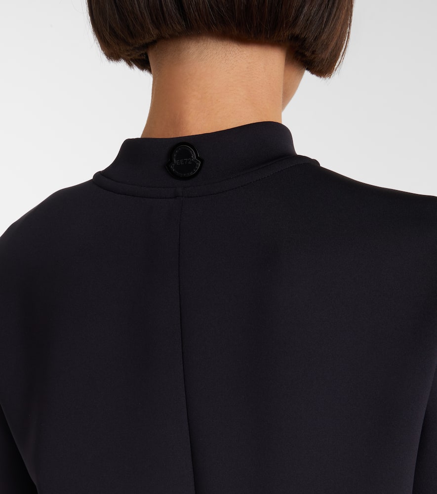 Moncler Genius Black Moncler X Ee72 By Edward Enninful Neoprene T-shirt In Black