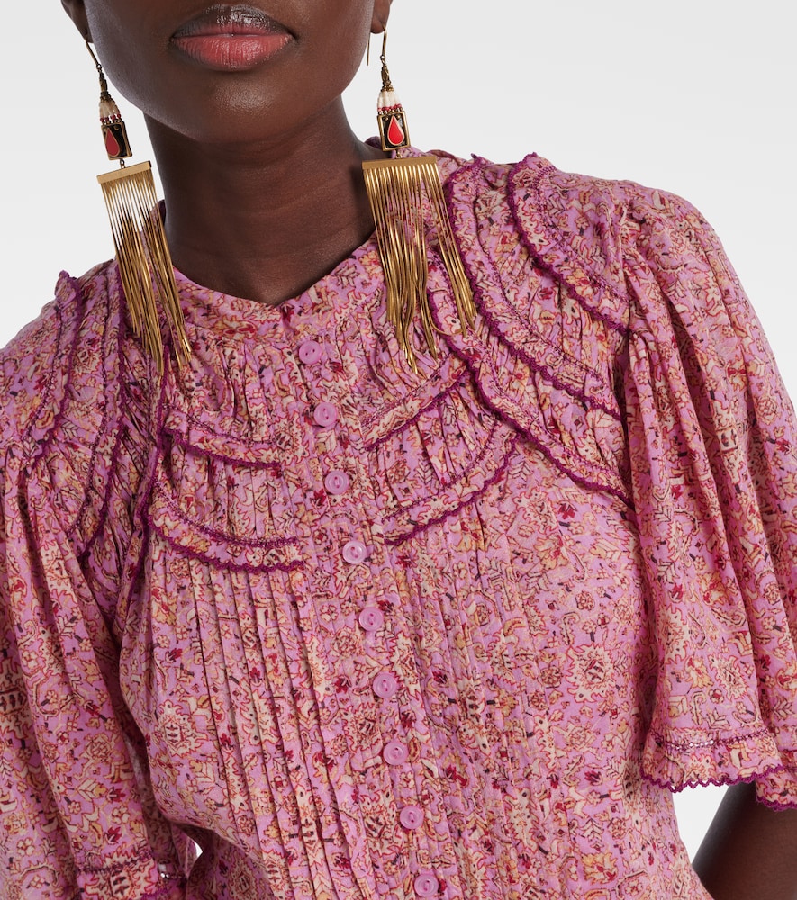  Marant Etoile Marant Etoile Minikleid Celyn Aus Baumwolle 
