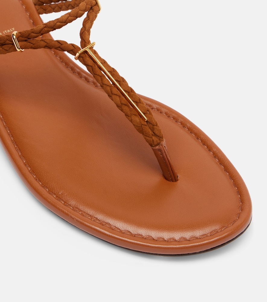  Tom Ford Tom Ford Sandalen Aus Leder Und Veloursleder 