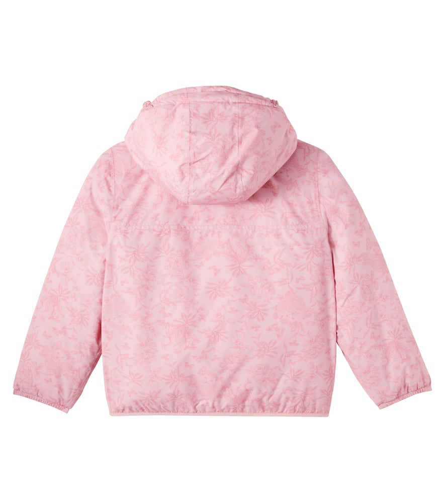 Tartine Et Chocolat Printed Hooded Puffer Jacket In Pink