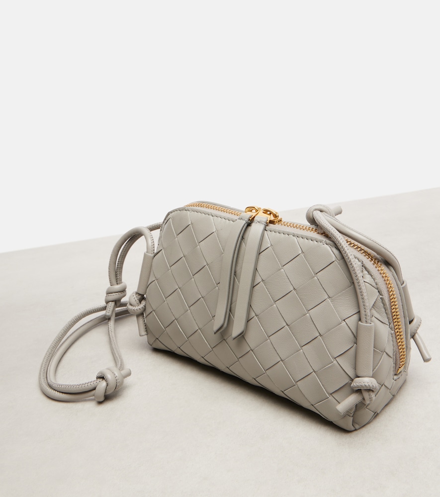  Bottega Veneta Bottega Veneta Concert Mini Leather Crossbody Bag 