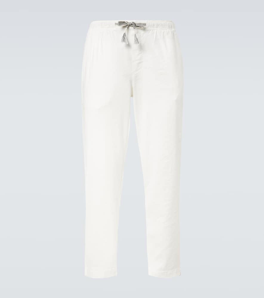 Sonoran linen-blend straight pants