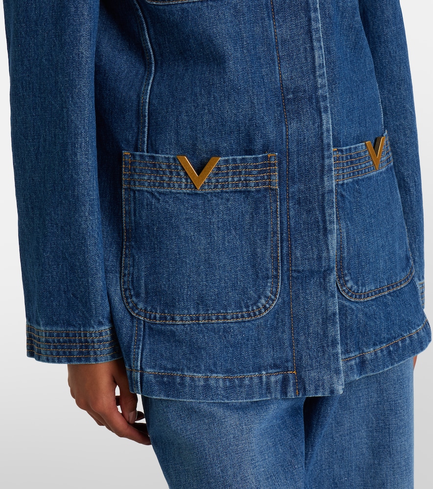  Valentino Valentino Vgold Denim Field Jacket 