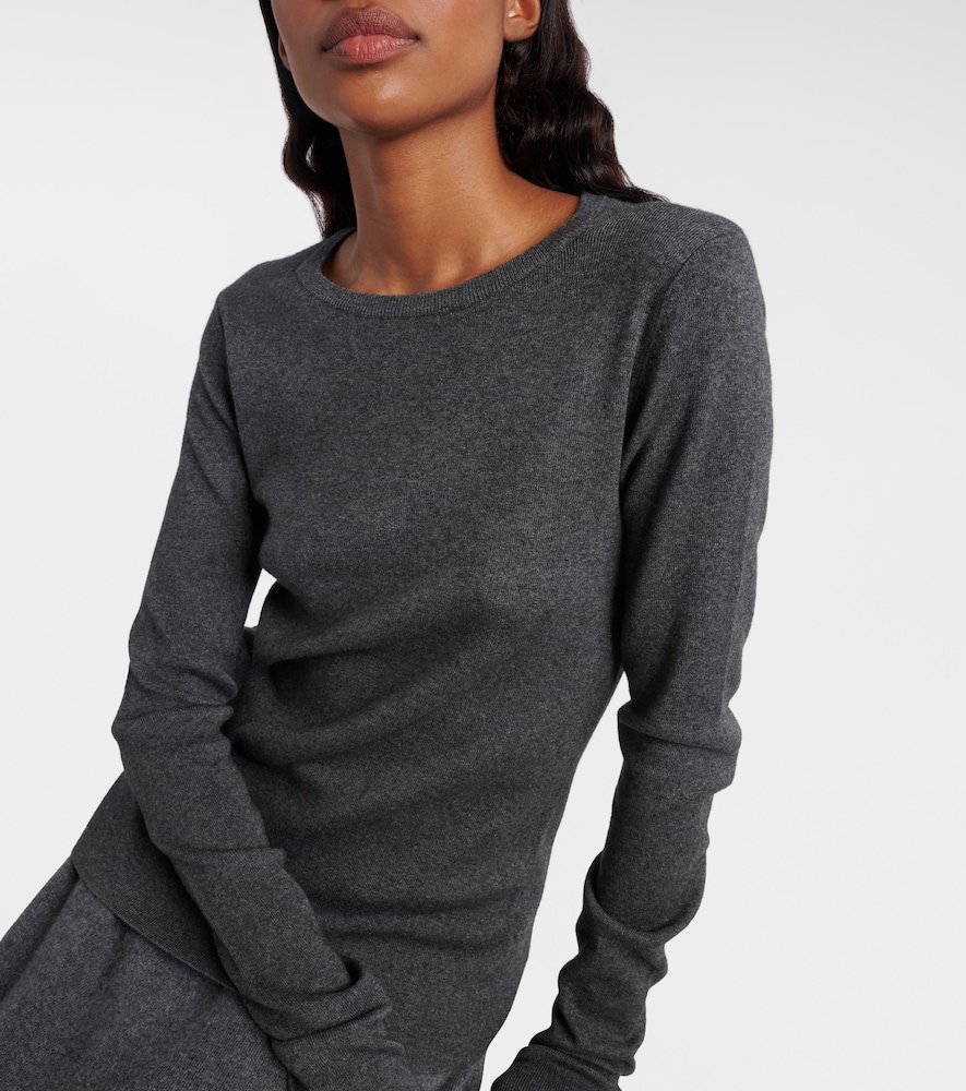 N°392 Eel Cotton And Cashmere T-Shirt
