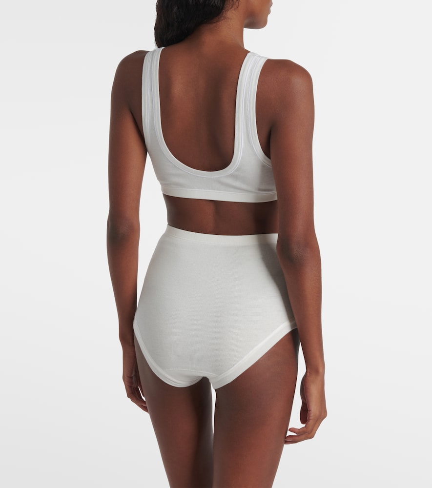  Calvin Klein Collection Calvin Klein Collection Tyra Cotton-blend Briefs 