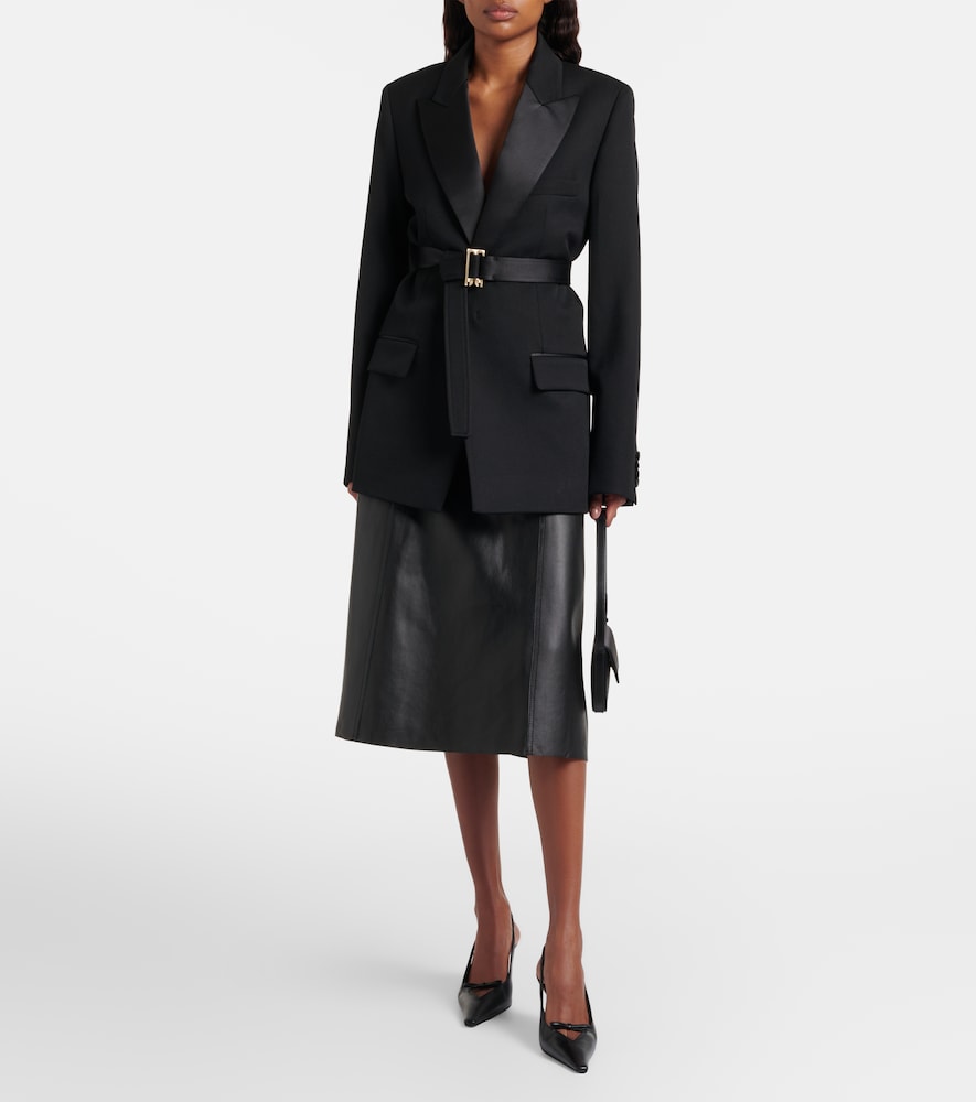 Leather Pencil Skirt