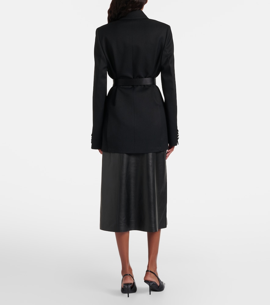 Leather Pencil Skirt