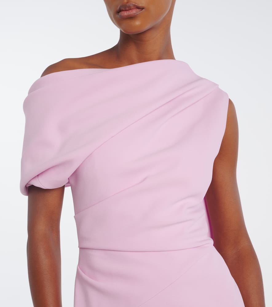 Roksanda Maite Caped Midi Dress In Multi