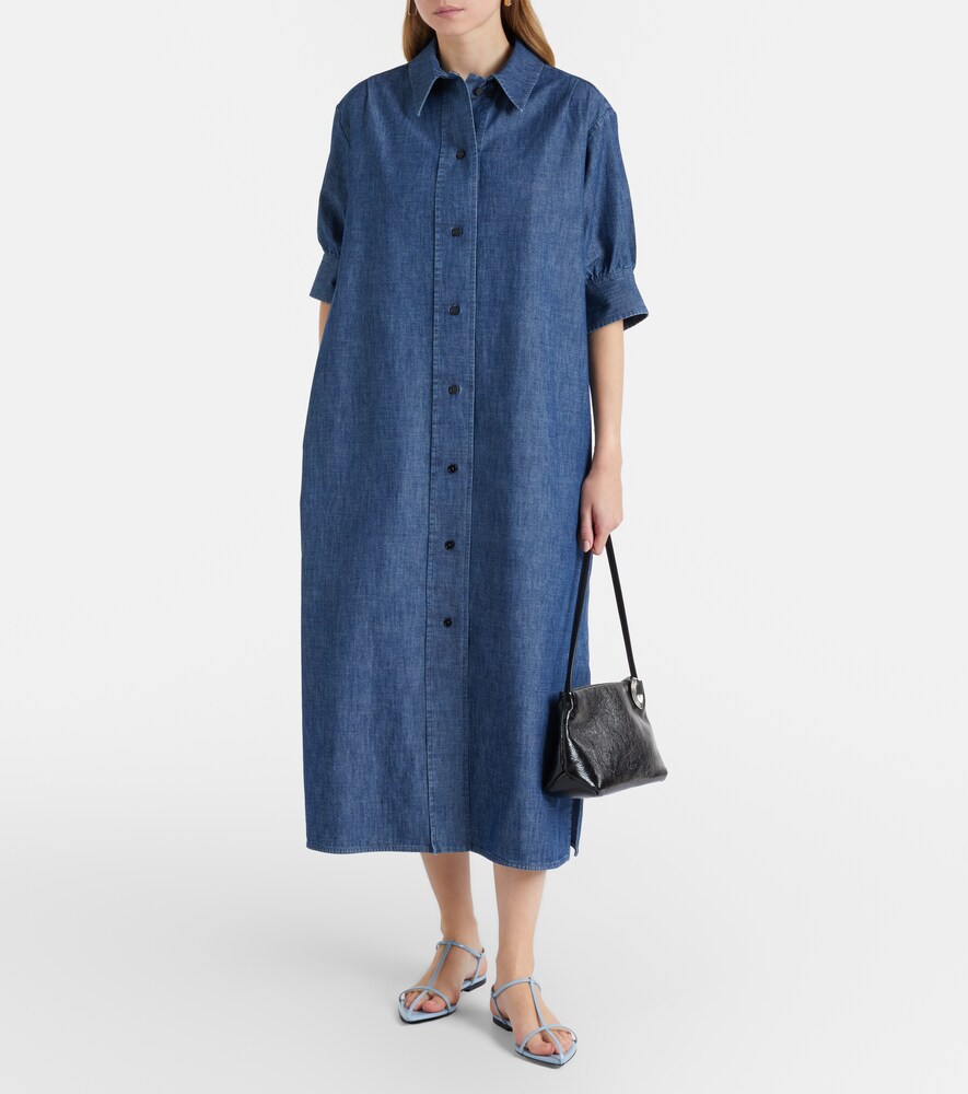 Jil Sander Cotton chambray shirt dress