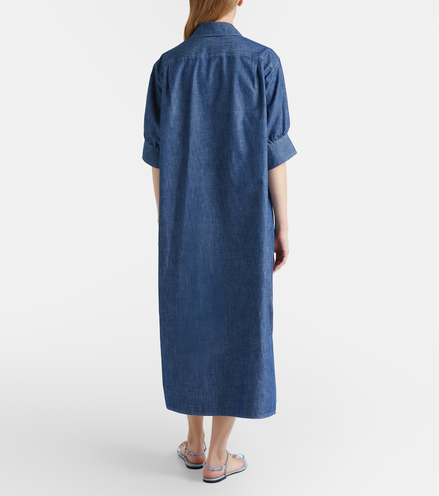  Jil Sander Jil Sander Hemdblusenkleid Aus Baumwoll-chambray 