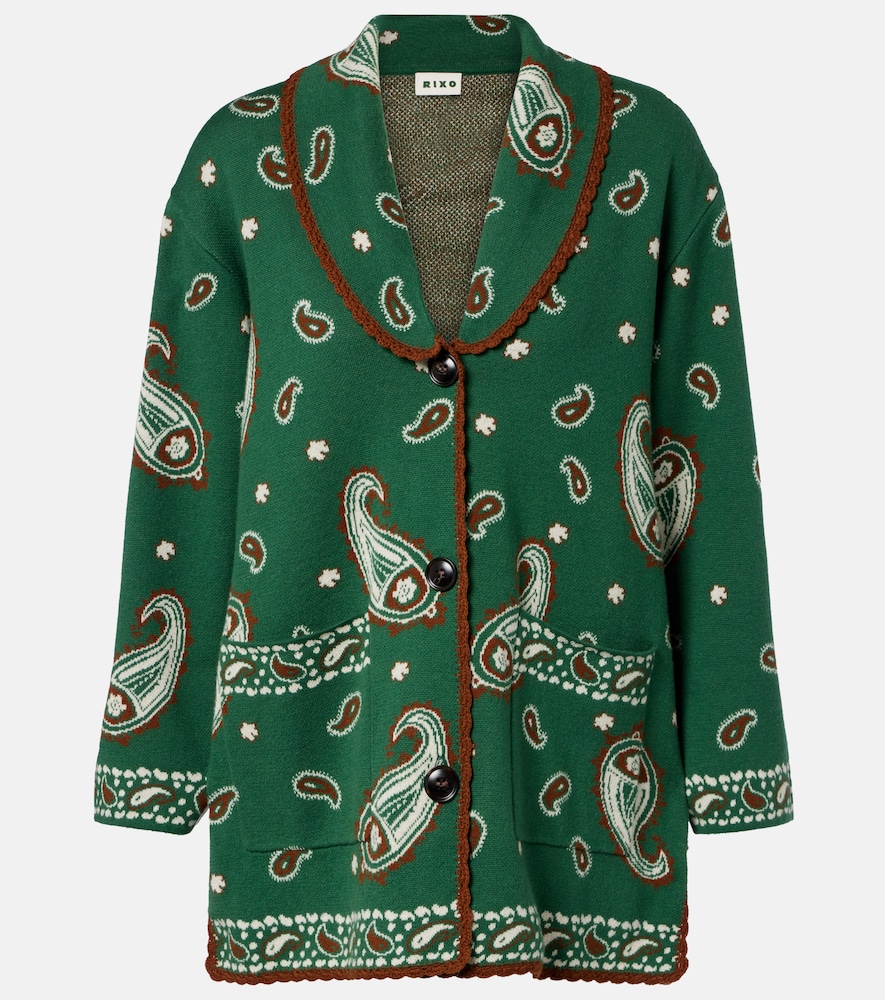 Rixo Cardigan Morla en laine et coton mlangs 324 €