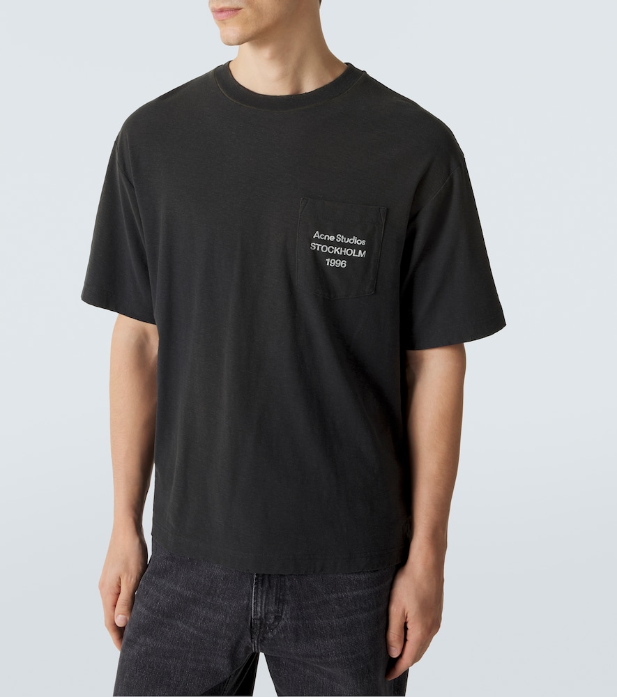  Acne Studios Acne Studios T-shirt Aus Einem Baumwollgemisch 
