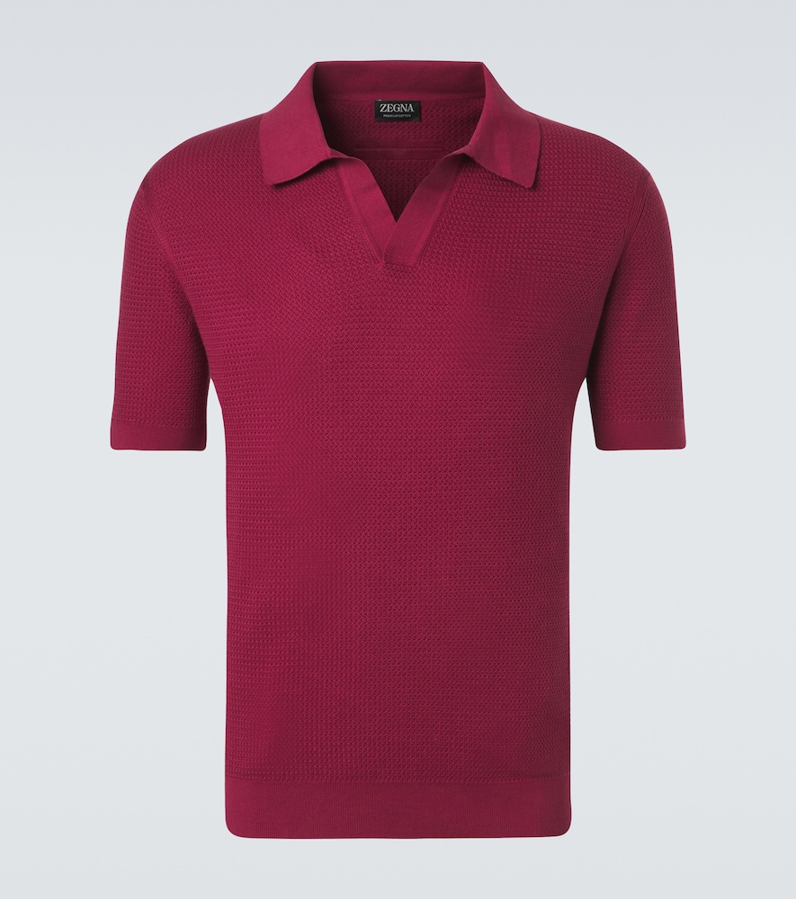 Polo in maglia di cotone