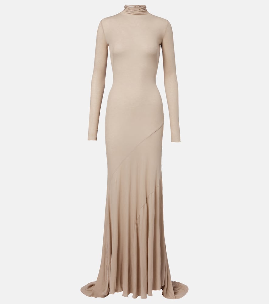 Mugler Cotton jersey gown