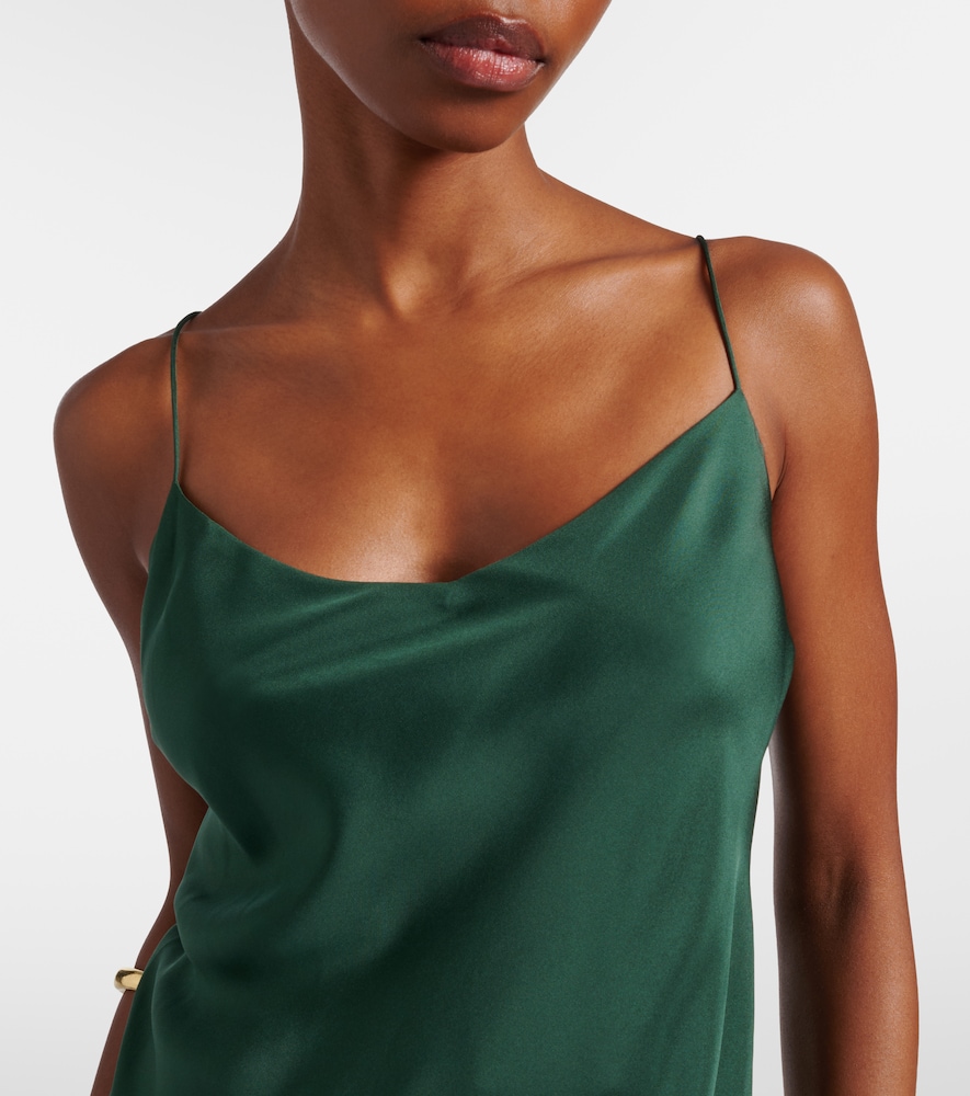  Asceno Asceno Slipdress Lille Aus Seiden-twill 
