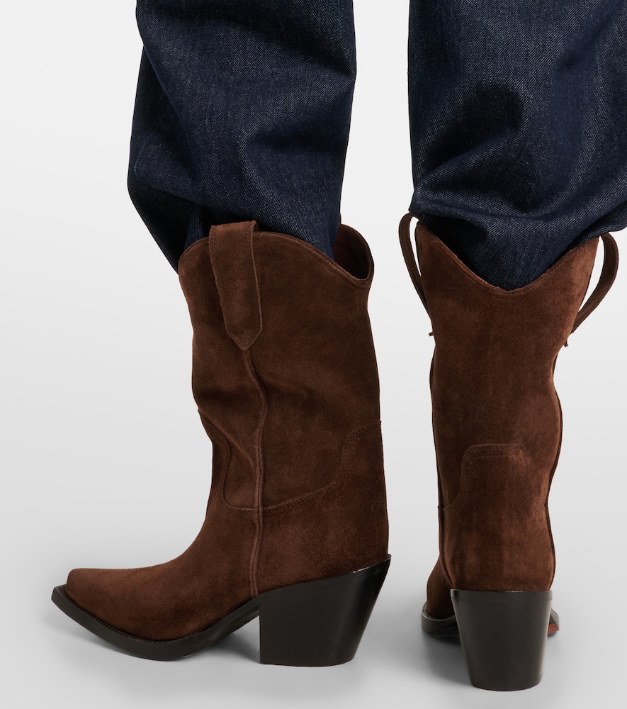 Paris Texas Dakota suede cowboy boots