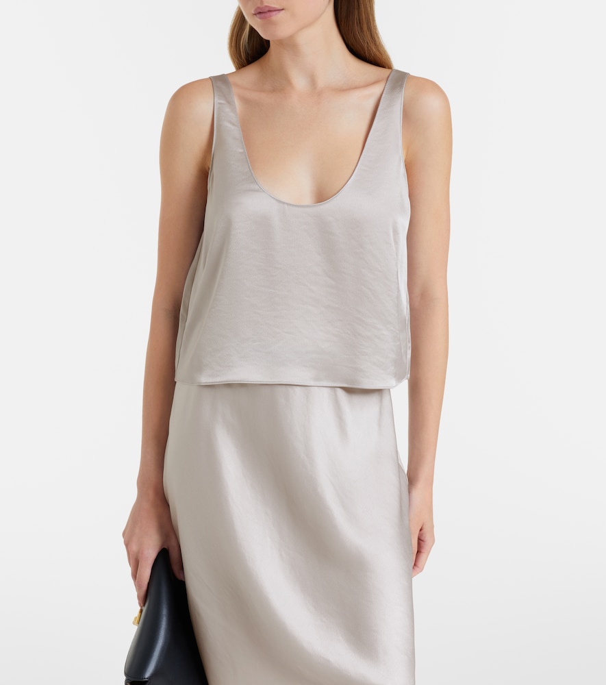 Barb Satin Tank Top