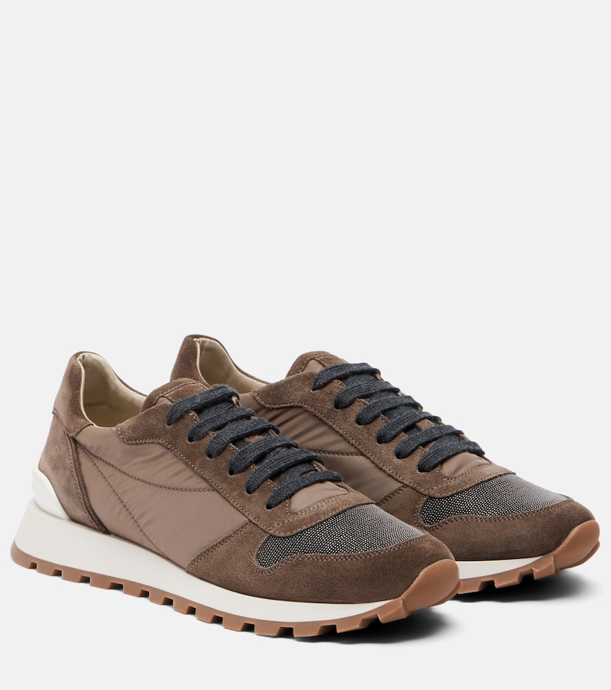 Sneakers Monili mit Veloursleder