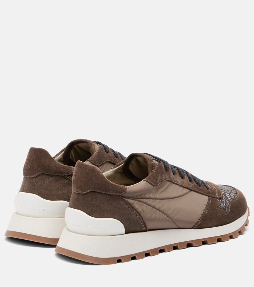  Brunello Cucinelli Brunello Cucinelli Sneakers Monili Mit Veloursleder 