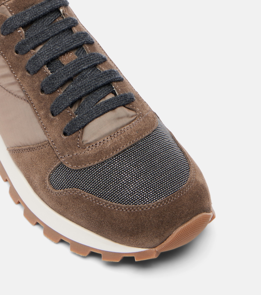  Brunello Cucinelli Brunello Cucinelli Sneakers Monili Mit Veloursleder 