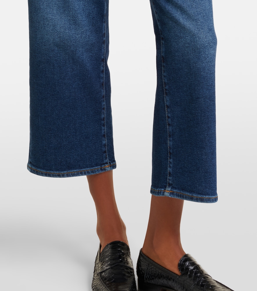 Stovepipe Cropped Straight Jeans