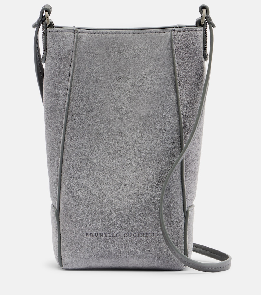 BRUNELLO CUCINELLI Brunello Cucinelli Monili suede crossbody bag　ブルネロ・クチネリ モニリ スエード クロスボディバッグ