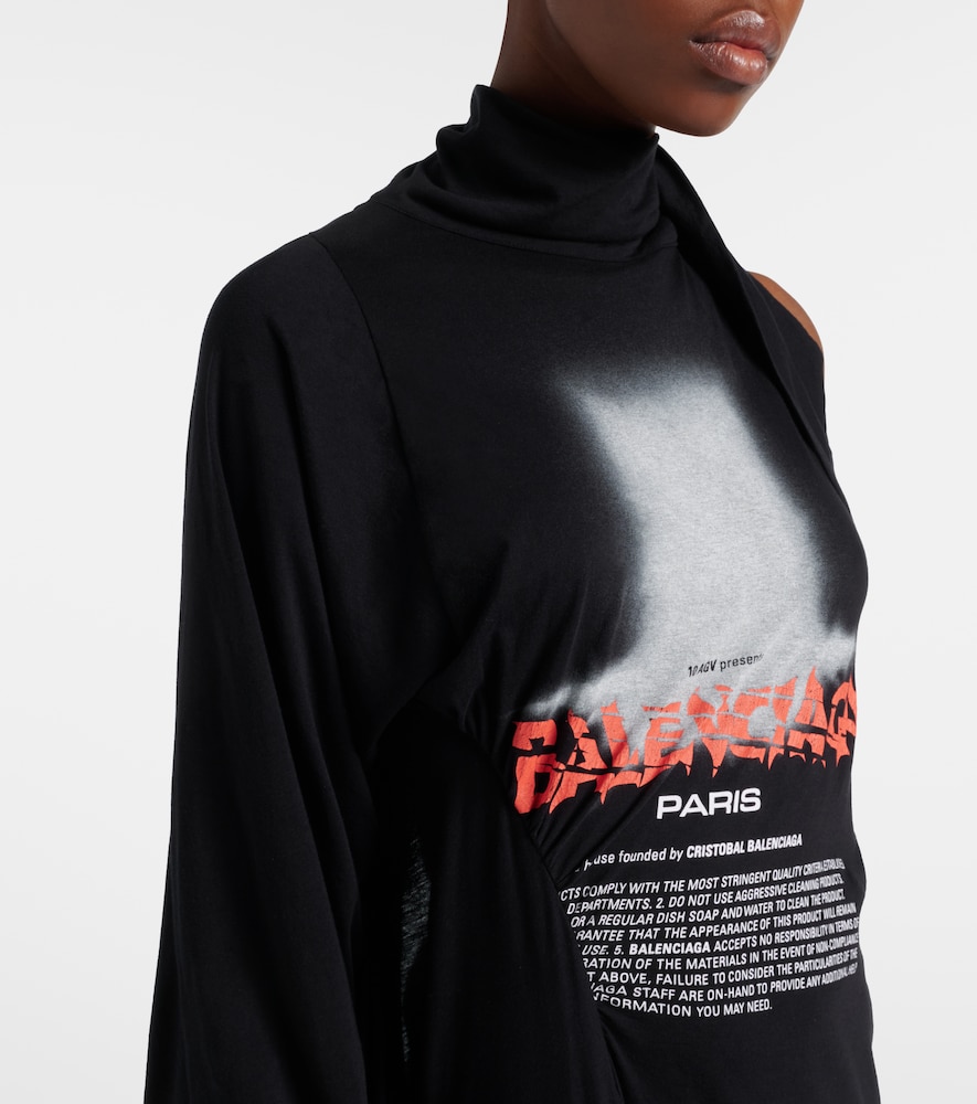  Balenciaga Balenciaga Maxikleid Aus Baumwoll-jersey 