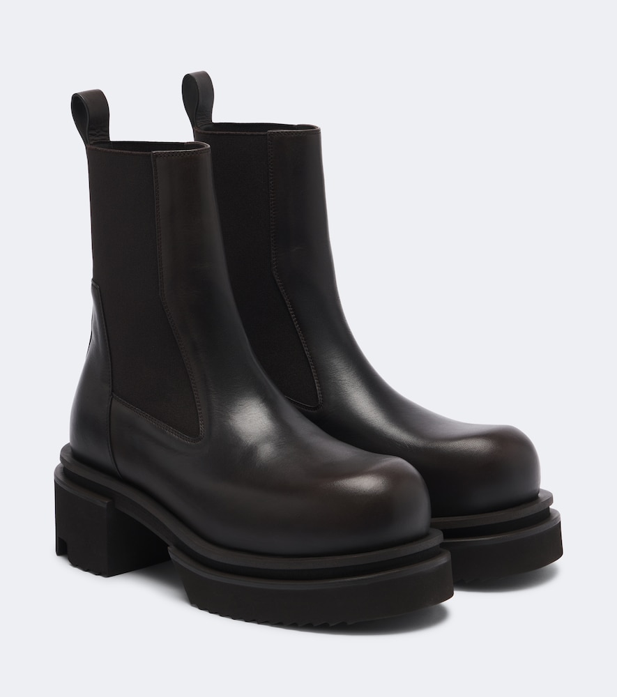 Stivaletti Chelsea Beatle in pelle