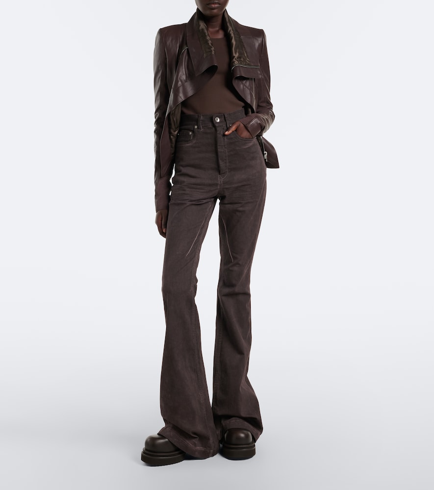 Beatle Leather Platform Chelsea Boots