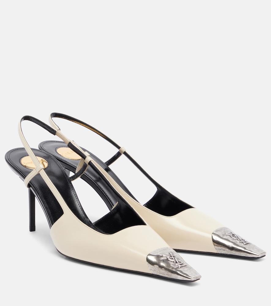 Slingback-Pumps Jeanne aus Leder