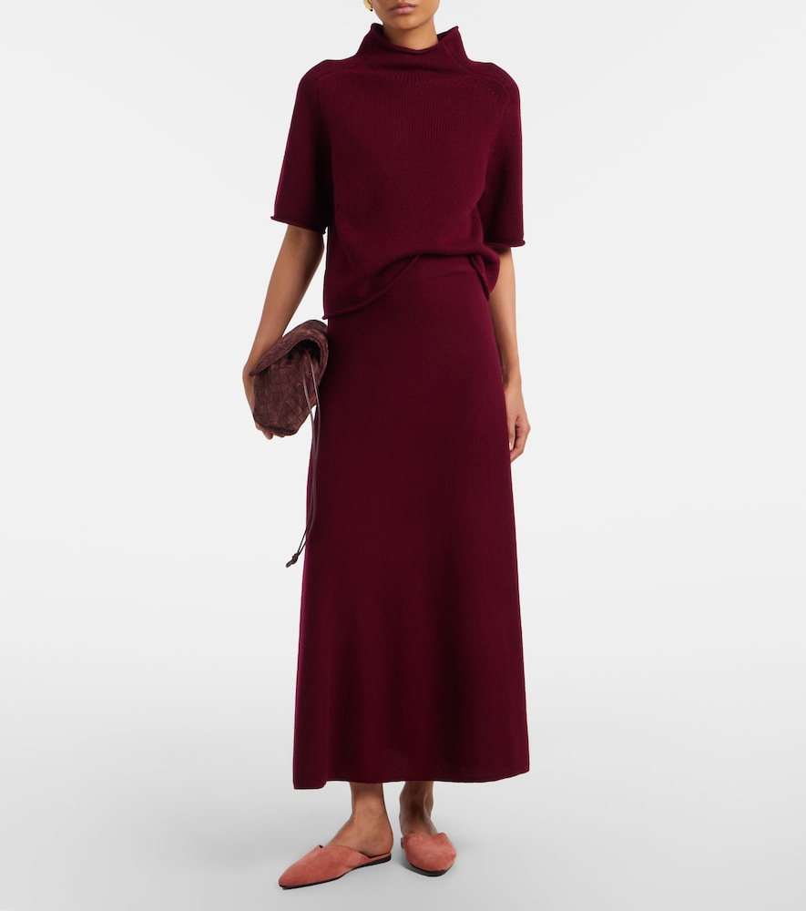 Lisa Yang Torie cashmere midi skirt