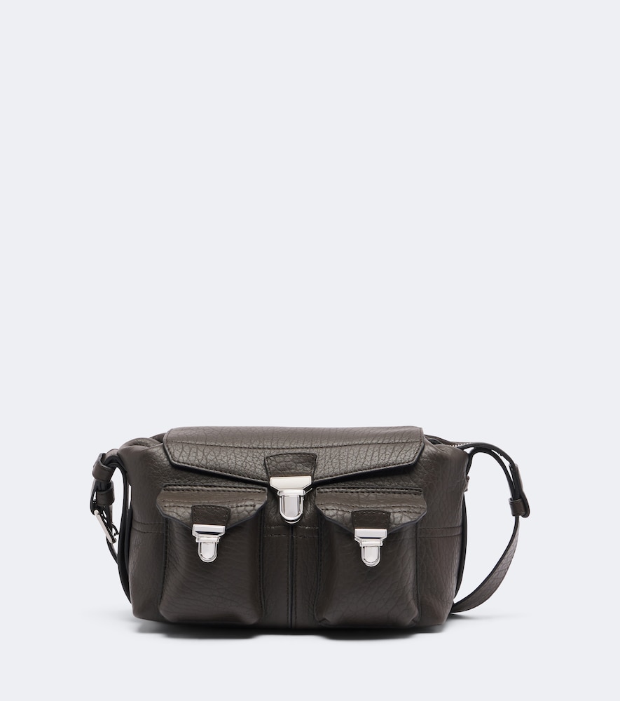 Schultertasche Gear Mini aus Leder
