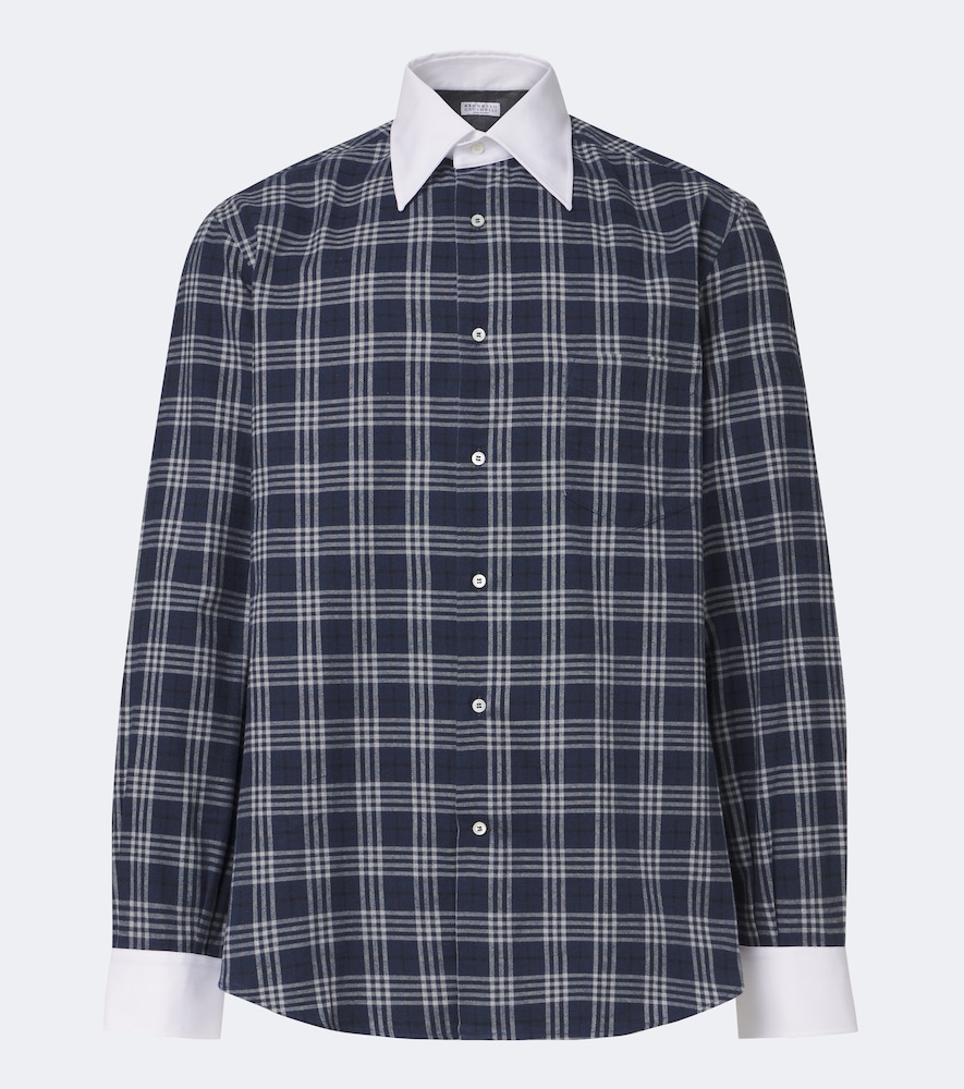 Brunello Cucinelli Chemise en coton mlang carreaux 890 €