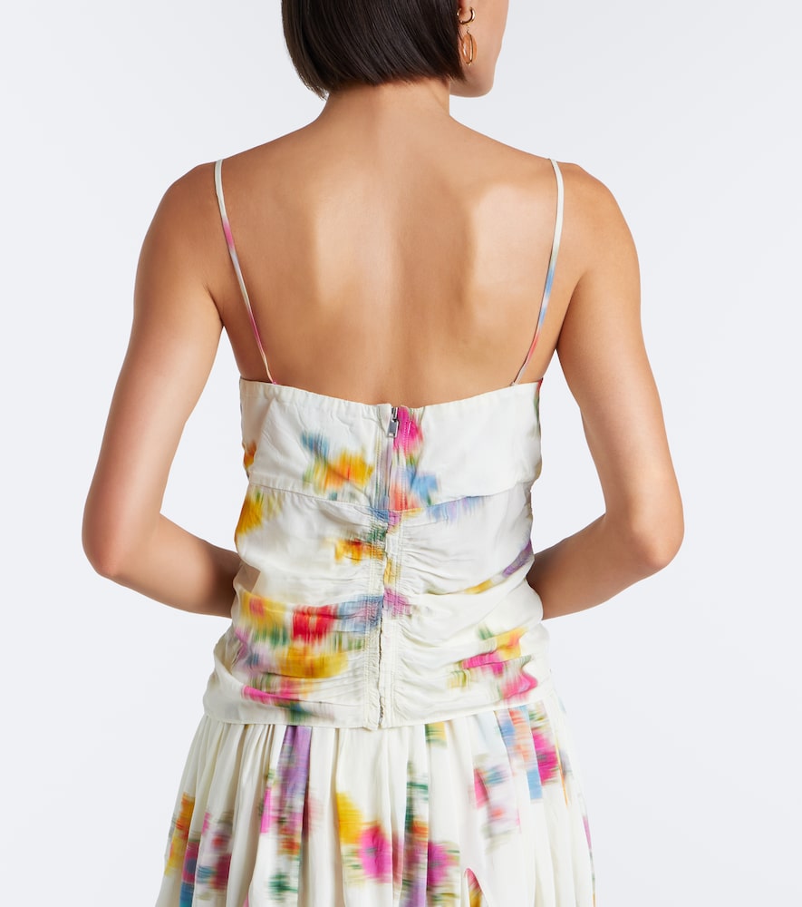 Floral Gathered Top