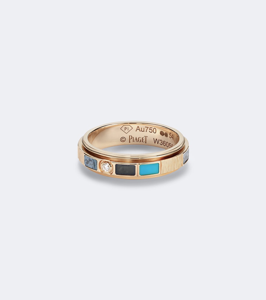 Anello Possession Vibrant Palace in oro rosa 18kt con pietre preziose
