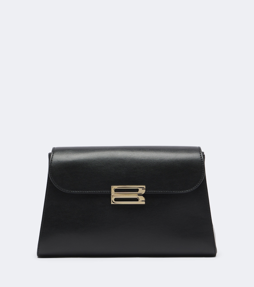 Schultertasche Dorian Trapeze aus Leder