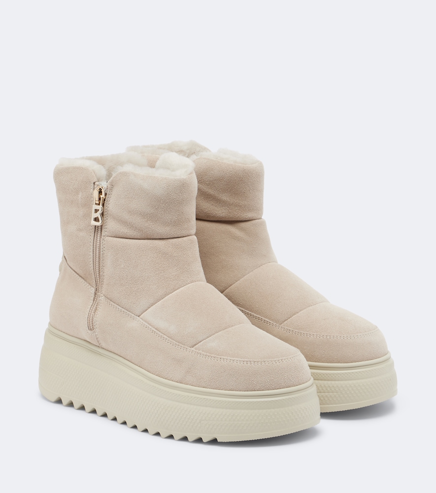Schneestiefel Stockholm aus Veloursleder