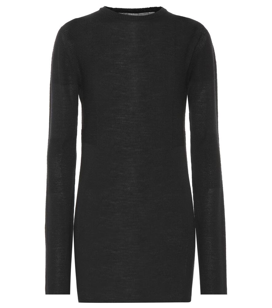 Click to view more detailed imagery on our partner's website Rick Owens Wool Sweater In Black